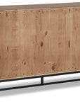 Rustic Classics Blackcomb Reclaimed Wood and Metal 6 Drawer Dresser in Coffee Bean, image 11