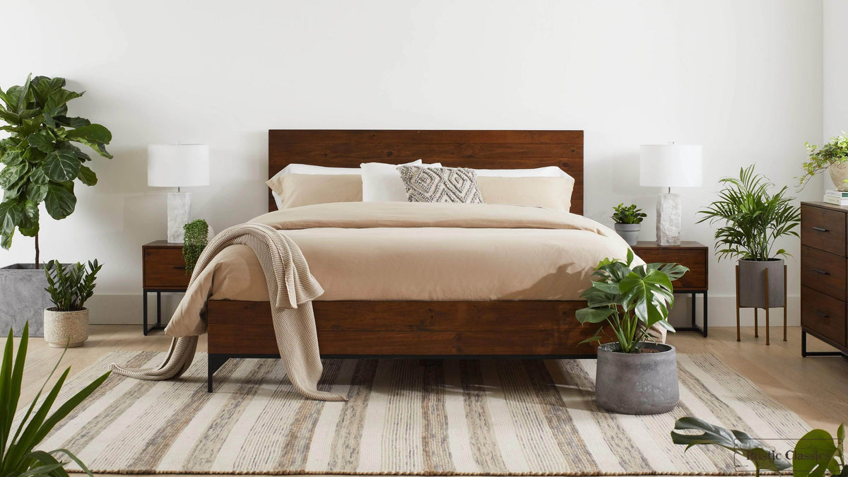 Rustic Classics Blackcomb Reclaimed Wood and Metal 6 Drawer Dresser in Coffee Bean, image 16