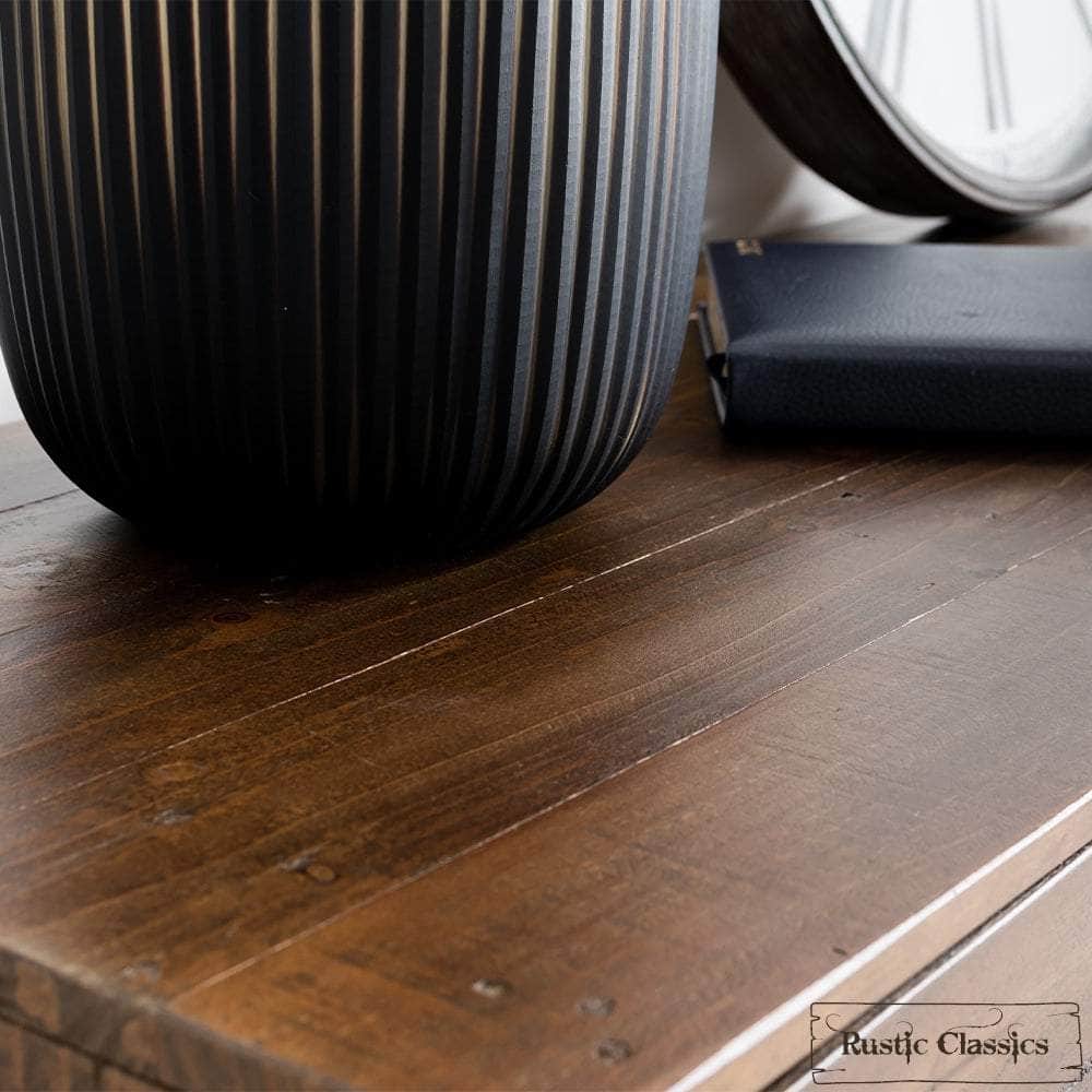 Rustic Classics Blackcomb Reclaimed Wood and Metal 6 Drawer Dresser in Coffee Bean, image 4