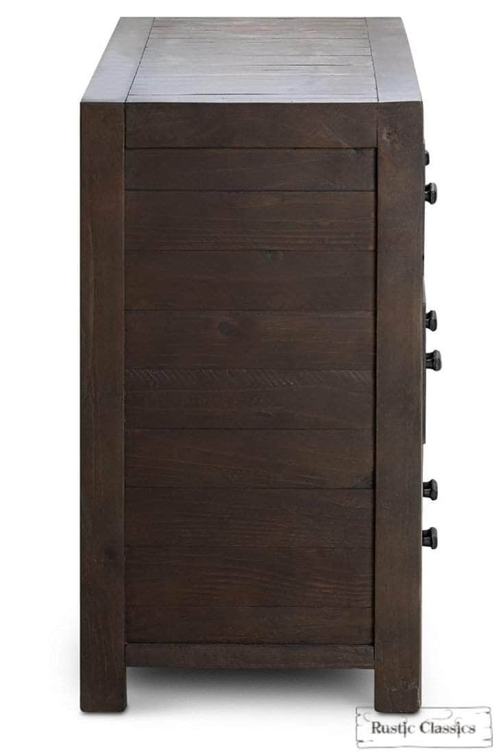 Rustic Classics Whistler Reclaimed Wood 7 Drawer Dresser in Brown, image 4
