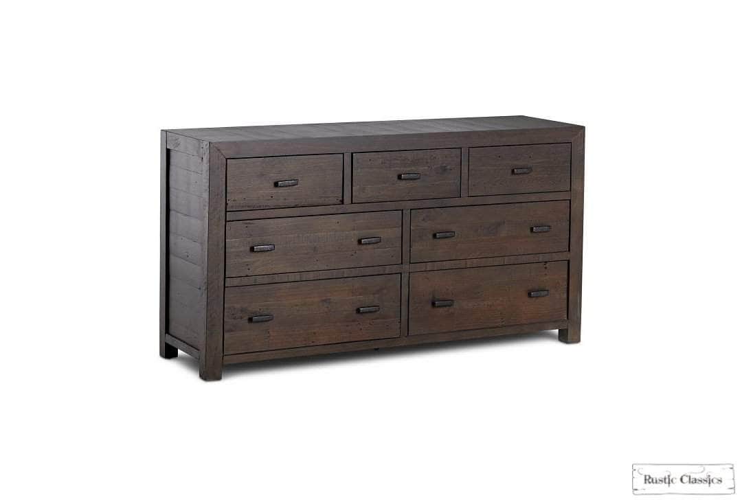Rustic Classics Whistler Reclaimed Wood 7 Drawer Dresser in Brown, image 3
