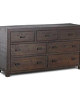 Rustic Classics Whistler Reclaimed Wood 7 Drawer Dresser in Brown, image 3