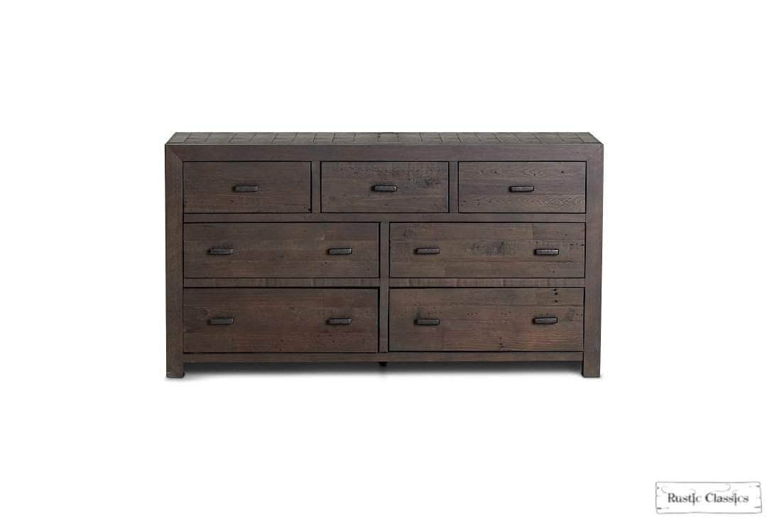 Rustic Classics Whistler Reclaimed Wood 7 Drawer Dresser in Brown, image 2