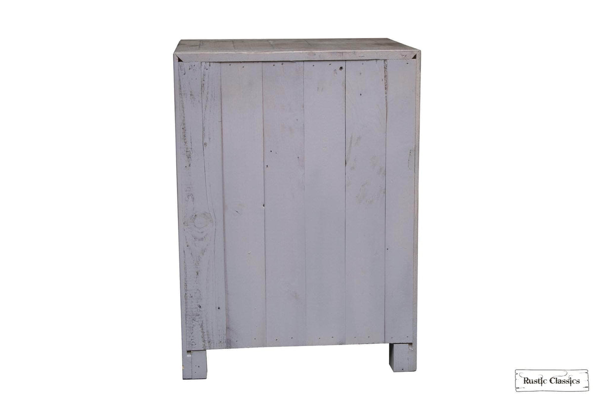 Rustic Classics Whistler Reclaimed Wood 3 Drawer Nightstand in Grey, image 12