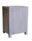 Rustic Classics Whistler Reclaimed Wood 3 Drawer Nightstand in Grey, image 11