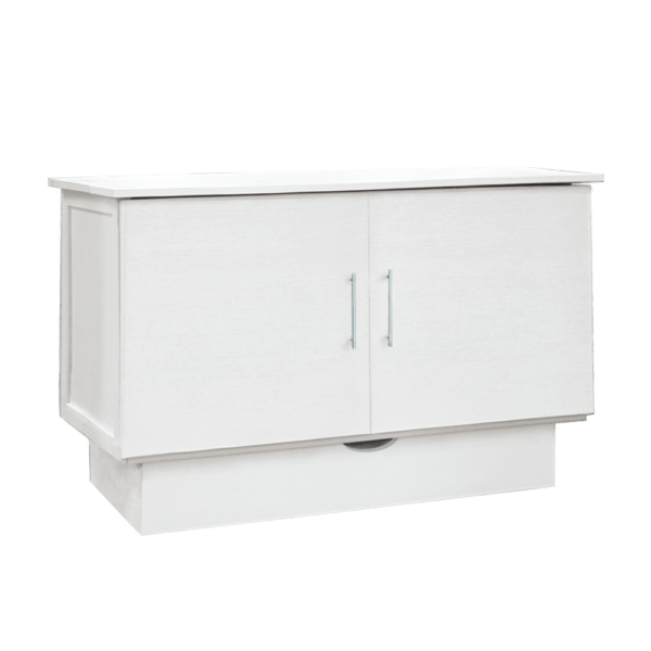 Sleep Chest Madrid Murphy Cabinet Bed in Brushed White, image 1