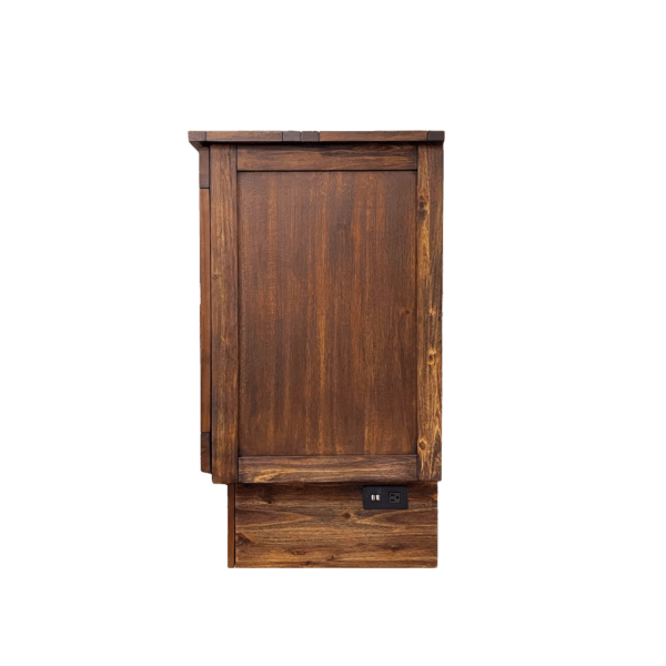 Sleep Chest Tuscany Murphy Cabinet Bed in Brushed Acacia, image 4