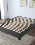 True Contemporary EZ Base Foundation Dark Grey Platform Bed, image 3