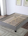 True Contemporary EZ Base Foundation Grey Platform Bed, image 3