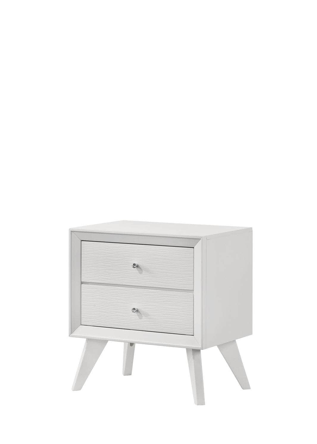 True Contemporary 5 Piece Mia Queen Size Bedroom Furniture Set in White, image 5