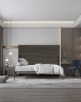True Contemporary Heidi II Brown Horizontal Murphy Wall Pull Down Bed, image 5