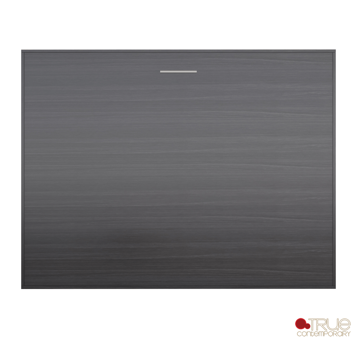 True Contemporary Heidi II Rustic Grey Horizontal Murphy Wall Pull Down Bed, image 6