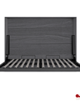 True Contemporary Heidi II Rustic Grey Horizontal Murphy Wall Pull Down Bed, image 8
