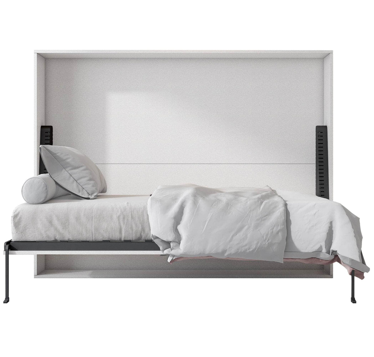 True Contemporary Heidi II White Horizontal Murphy Wall Pull Down Bed, image 5