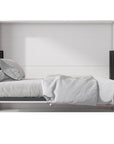 True Contemporary Heidi II White Horizontal Murphy Wall Pull Down Bed, image 5