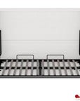 True Contemporary Heidi II White Horizontal Murphy Wall Pull Down Bed, image 8