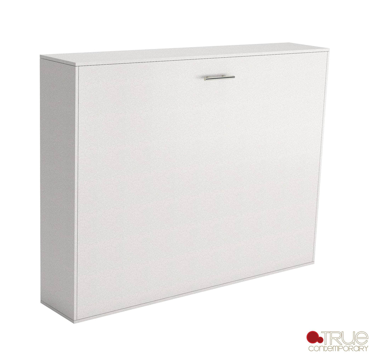 True Contemporary Heidi II White Horizontal Murphy Wall Pull Down Bed, image 7
