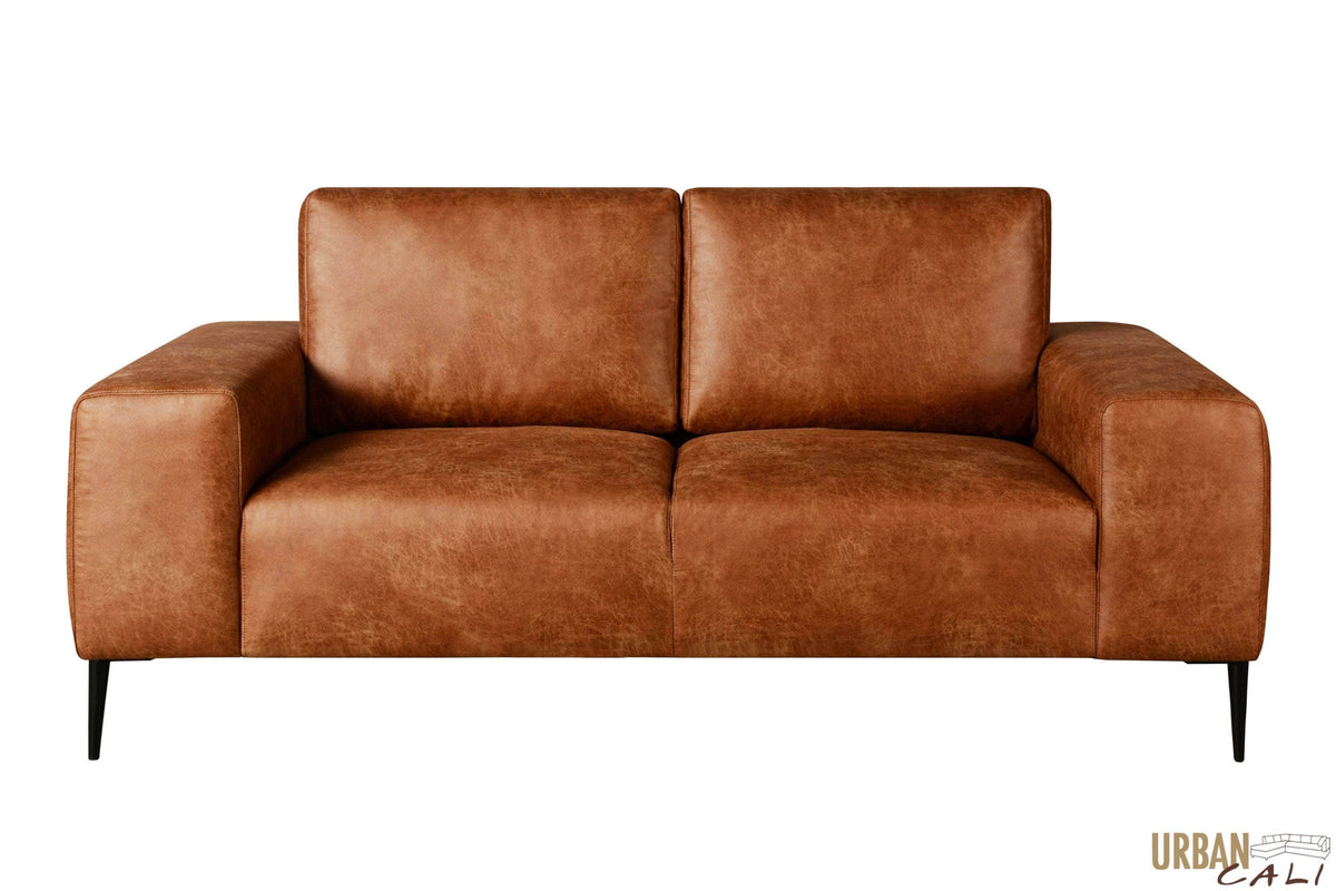 Primo International Fresno Loveseat in Rustic Light Brown, image 2
