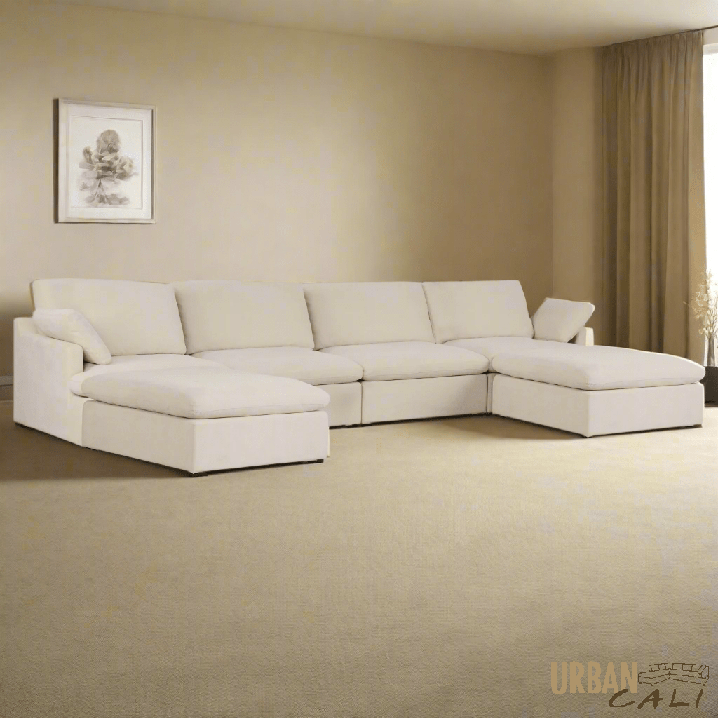 Urban Cali Long Beach 162" Wide Modular U Shaped Sectional Sofa, image 2