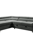 Urban Cali Hollywood 107.5" Wide Sleeper Sectional Sofa Bed with Adjustable Headrests and Storage Chaise, image 22