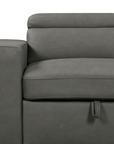 Urban Cali Pasadena 104.5" Wide Large Sleeper Sectional Sofa Bed with Storage Ottoman and 2 Stools, image 24